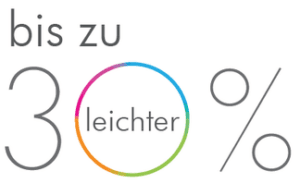 Grafik: B-Lite Implantate sind bis zu 30 % leichter