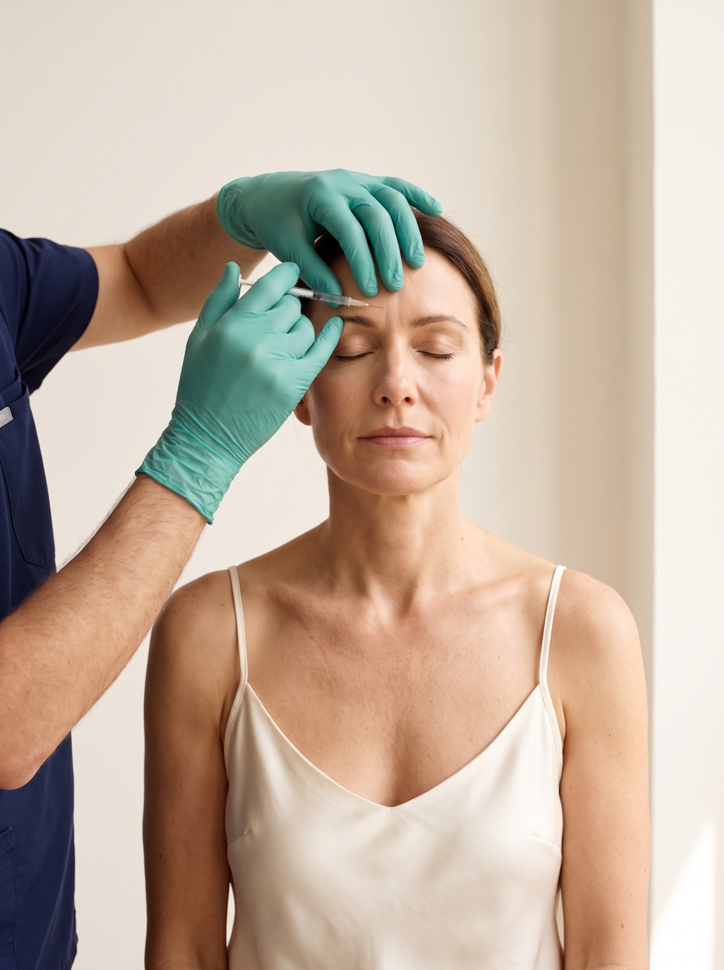 Faltenbehandlung mit Botox in Dresden